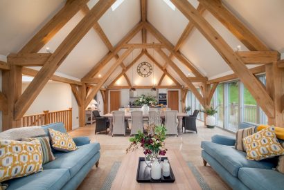 The living room at Serenity Retreat, Devon