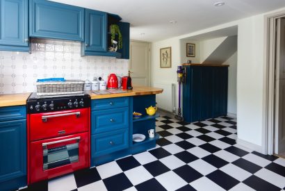 The kitchen at The Georgian Cottage, Dorset