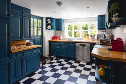 The kitchen at The Georgian Cottage, Dorset