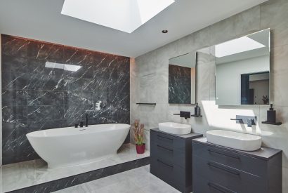 A bathroom at Reservoir View, Somerset