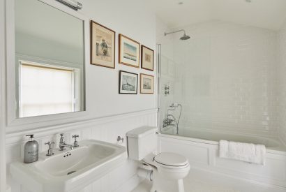 A bathroom at America Farm, Oxfordshire