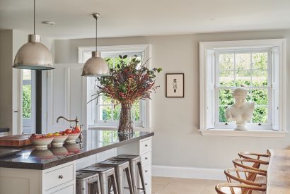 The kitchen at America Farm, Oxfordshire