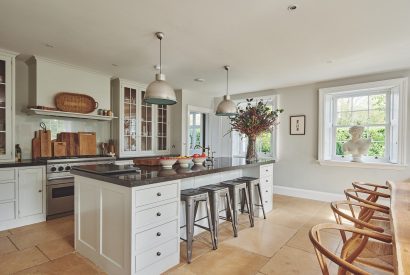 The kitchen at America Farm, Oxfordshire