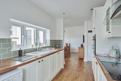 The kitchen at Hollie Cottage, Lancashire