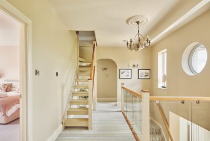 The hallway at Beach Manor, West Sussex