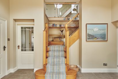 The staircase at Beach Manor, West Sussex