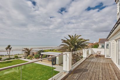 The balcony at Beach Manor, West Sussex