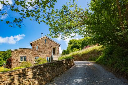 The exterior of Harberton Cottage, Devon