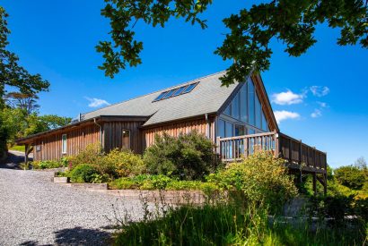 The exterior of Serenity Retreat, Devon