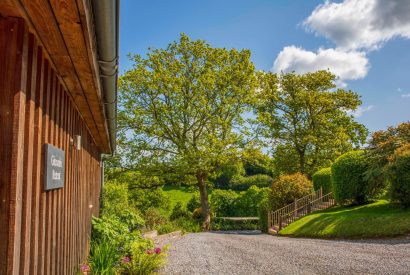 The exterior of Serenity Retreat, Devon