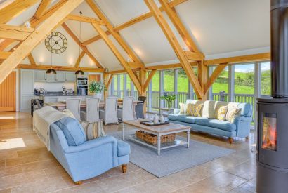 The living room at Serenity Retreat, Devon