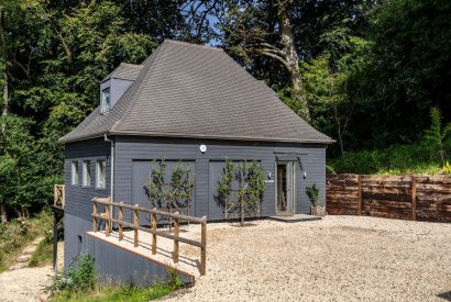 The pool house at Winston Manor, Cotswolds