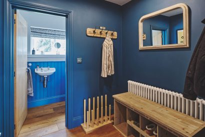 The cloakroom at Sandy Hill Farm, Staffordshire