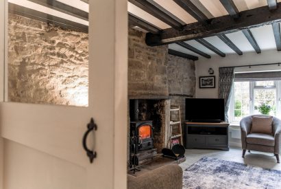 The living room at Springhill Cottage, Cotswolds