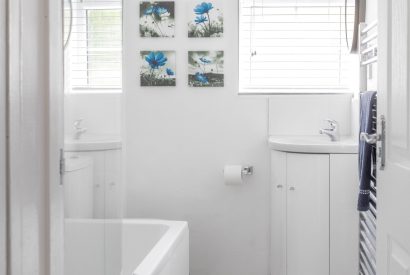 The bathroom at Springhill Cottage, Cotswolds