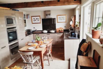 The kitchen at Hamble Riverside Cottage, Old Bursledon, Hampshire