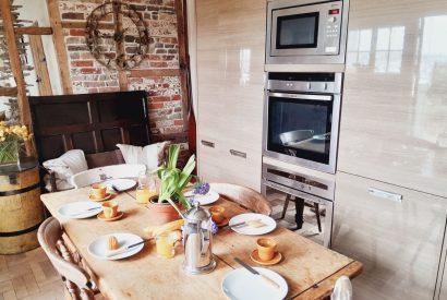 The kitchen at Hamble Riverside Cottage, Old Bursledon, Hampshire