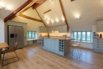 The kitchen at Bramble Cottage, Somerset