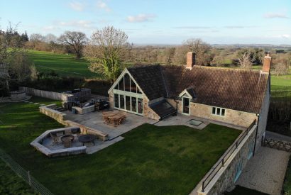 The garden at Bramble Cottage, Somerset