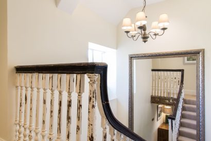 The staircase at Elm Tree Cottage, Somerset