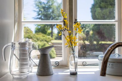 The kitchen at Elm Tree Cottage, Somerset