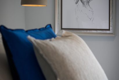 A bedroom at Hawthorn Farmhouse, Somerset