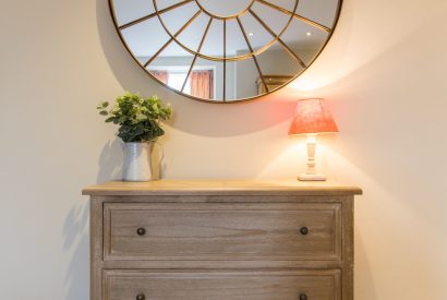 The family bedroom at Hawthorn Farmhouse, Somerset