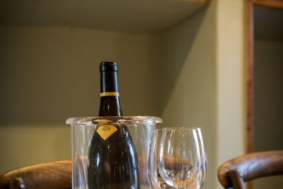 The dining table at Hawthorn Farmhouse, Somerset