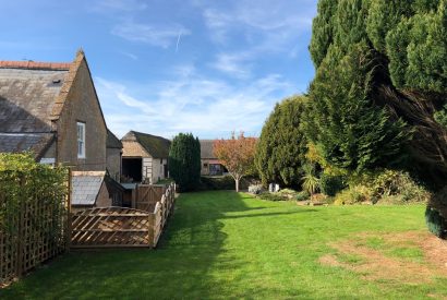 The garden at Hawthorn Farmhouse, Somerset