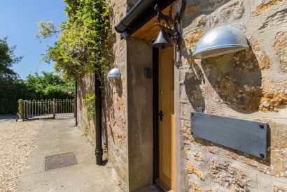 The entrace at Bramble Cottage, Somerset