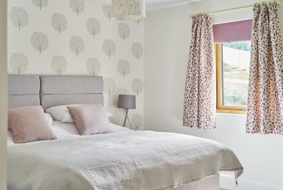 A bedroom at Ty Hiraeth, Montgomeryshire