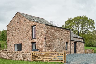 The exterior of Plum Cottage, Lake District