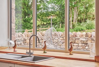 The kitchen at Plum Cottage, Lake District