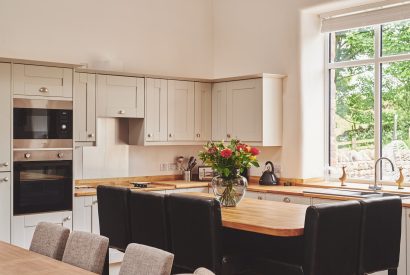 The kitchen at Plum Cottage, Lake District