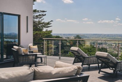 The balcony at Reservoir View, Somerset