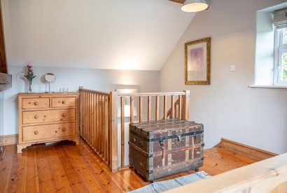 The bedroom at Waterside Cottage, Yorkshire