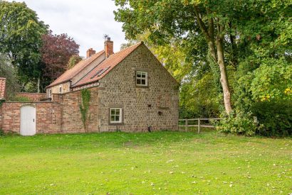 The exterior of Waterside Cottage, Yorkshire