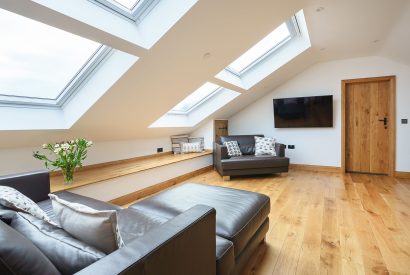 The living room at Ty Alwyn, Llyn Peninsula