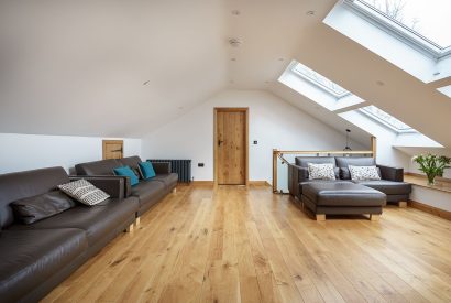 The living room at Ty Alwyn, Llyn Peninsula