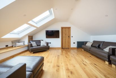 The living room at Ty Alwyn, Llyn Peninsula