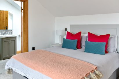 A bedroom at Ty Alwyn, Llyn Peninsula