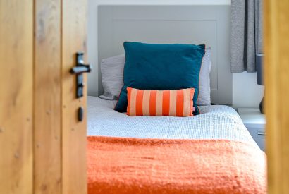 A bedroom at Ty Alwyn, Llyn Peninsula