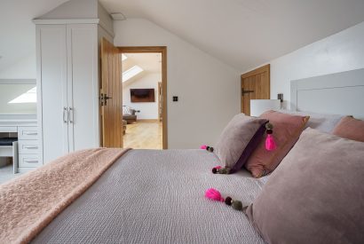 A bedroom at Ty Alwyn, Llyn Peninsula