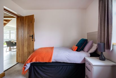 A bedroom at Ty Alwyn, Llyn Peninsula