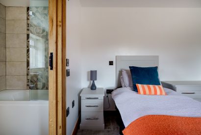 A bedroom at Ty Alwyn, Llyn Peninsula