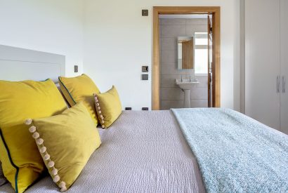 A bedroom at Ty Alwyn, Llyn Peninsula