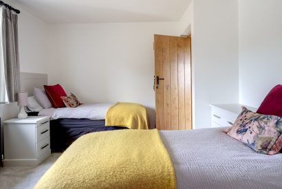 A bedroom at Ty Alwyn, Llyn Peninsula