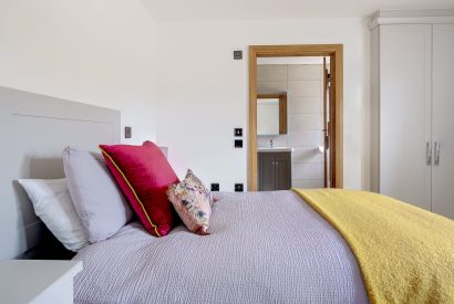 A bedroom at Ty Alwyn, Llyn Peninsula