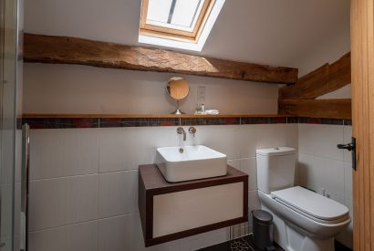 A bathroom at Ribble Valley Barn, Lancashire