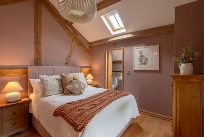 A double bedroom at Ribble Valley Barn, Lancashire